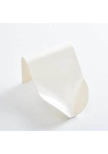 Beyaz Duvara Monte Sabunluk Saklama Kutusu Kendinden Drenaj Bulaşık Yapışkan Banyo Duş