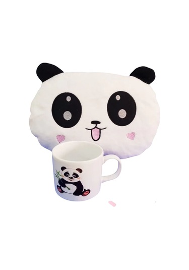 Peluş Yastık Ve Kupa Seti