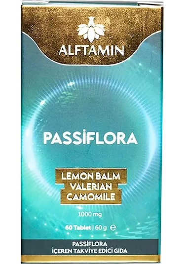 Alftamin Passiflora 1000 Mg 60 Kapsül