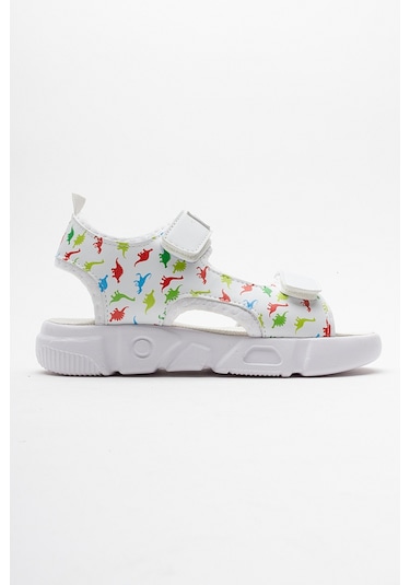 Mnpc Erkek Çocuk Beyaz Anatomik Spor Sandalet 24y4s98461 Beyaz
