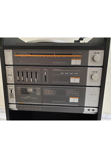 Philips F1340-60 052 Üç Katlı Pikaplı Müzik Seti