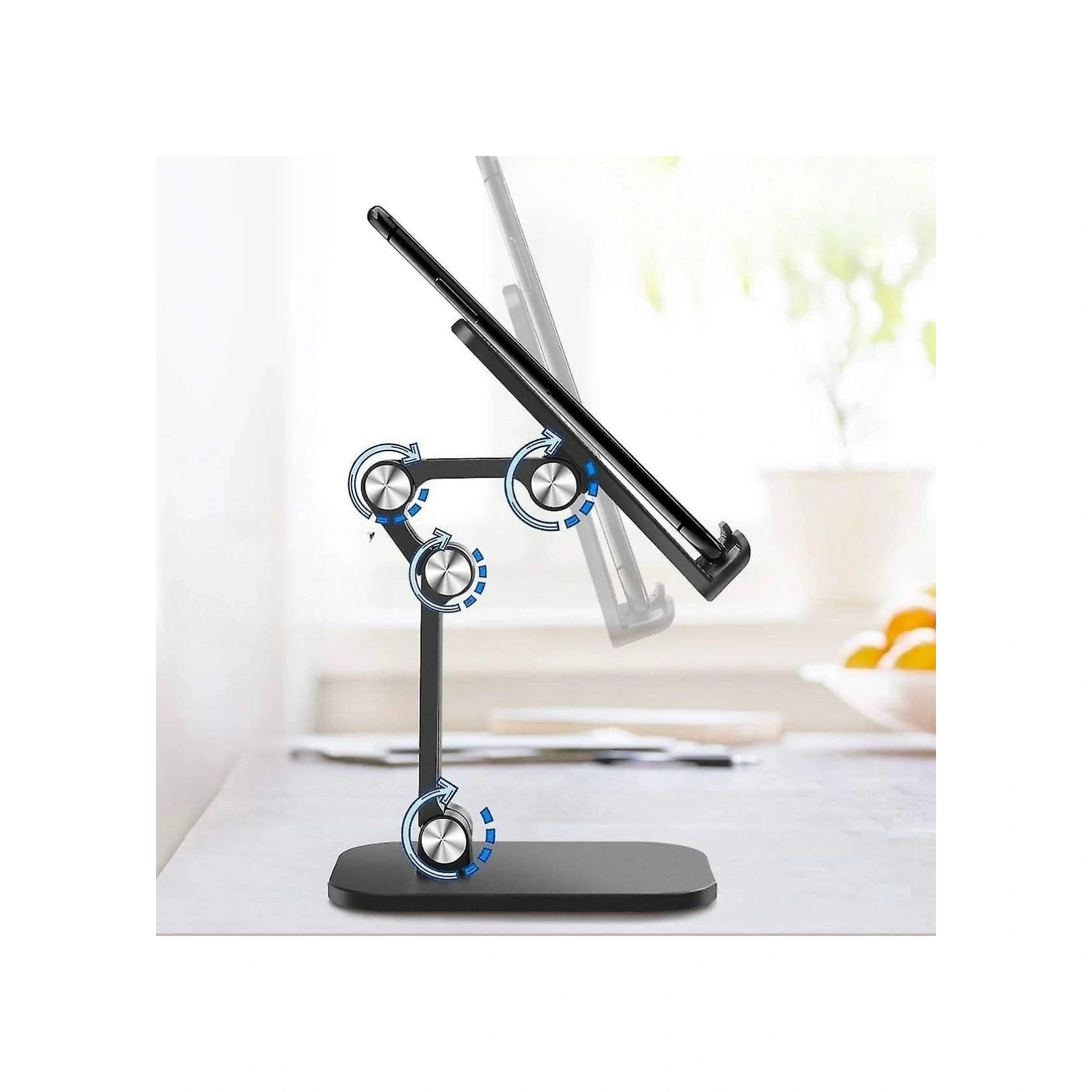 İpek Yıldızı Plastik Ayarlanabilir Kaydırmaz Taban Telefon Tablet Standı