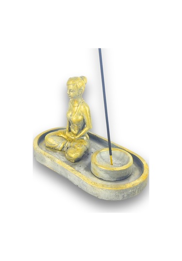 Yogacı Kız Çubuk Tütsülük Ve Tealight Beyaz
