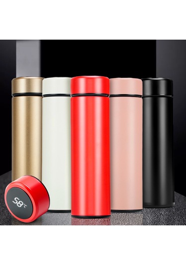 Moveevo Stainless Steel Isı Gösterici Termos Bardak, Led Dokunmatik Ekran, 500ml Siyah, Çiftler Ve İş Hediyesi, Isı Saklama Özelliği, Özel Logo Diğer Moveevo Stainless Steel Isı Gösterici Termos Bardak, Led Dokunmatik Ekran, 500ml Siyah, Çiftler Ve İş Hediyesi, Isı Saklama Özelliği, Özel Logo Diğer