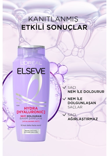 ELSEVE Hydra [hyaluronic] Nem Dolduran Şampuan 300ml