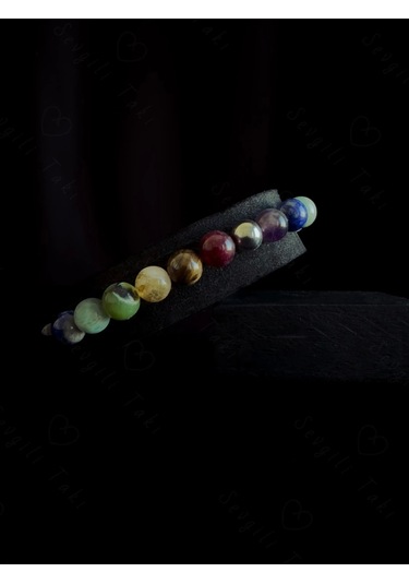 Çakra Doğal Taş Bileklik 777 Serisi