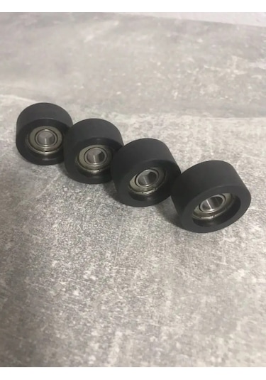 Magviktory Kapaklı Mobilya Tekerleği 4 Adet 30 Mm 15 Mm 8 Mm 167535004 Siyah