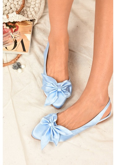 Bebek Mavisi Kumaş Kadın Babet H726809004 Bebek Mavi