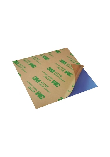0.5mm 10x10cm Chipset Soğutucu Termal Pad Ped - Çift Taraflı Yapışkanlı - Mavi - 3.6w/m.k