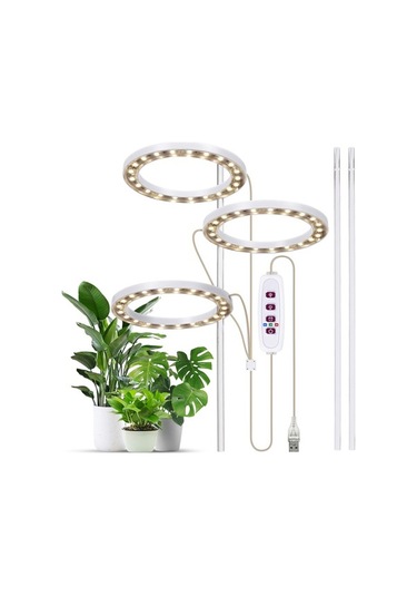 Reedark İç Mekan Bitki Büyütme Işıkları 3 Kafa 6.2 W Güneş Işığı