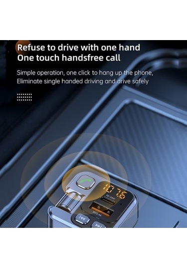 Didadodo T16 Mp3 Çalar Hızlı Şarj Cihazı Kablosuz Bluetooth 5.1 Fm Verici Eller Serbest Araç Kiti