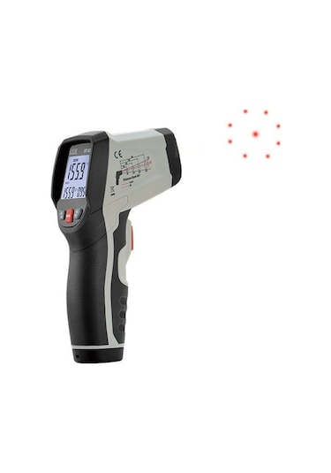 Cem Dt836 Dairesel Lazer Işıklı Termometre 1000 Derece