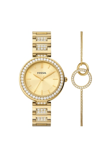 Fossil Fbq3903set Kadın Kol Saati Ve Bileklik Seti