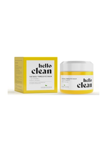 Herbaderm Hello Clean Aydınlatıcı Yağ Bazlı Temizleyici Balm 100 ML