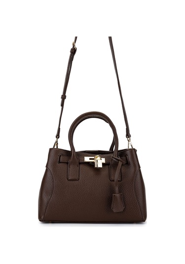 Tamer Tanca Kadın Suni Deri Kahverengi Omuz Çanta 921 27083 Bn Cnt Sk25-26 Kahve Kahverengi