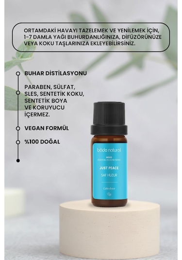 Bade Natural Saf Huzur Aromaterapi Karışımı 10 ML