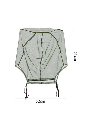 Suntek Yüz Mesh Net Balıkçılık Yürüyüş Koyu-yeşil Koyu Yeşil