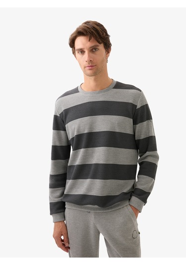Blackspade Erkek Sweatshirt 40836 - Gri Gri