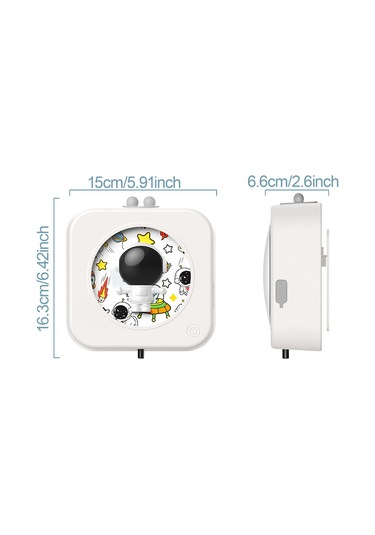 Suntek Duvara Monte Astronot Elektrikli Sabunluk Banyo Çocuk Ev Bej Diğer