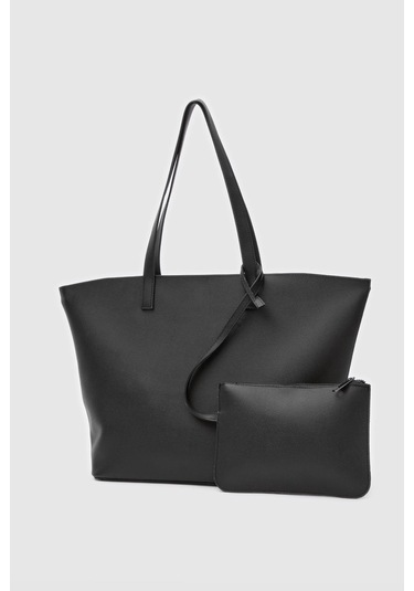 Shule Bags Carrie Cüzdanlı Omuz Çantası Siyah Siyah