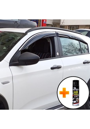 Clio 4 Hb Mügen Cam Rüzgarlığı Abs Nikelaj Krom Cam Rüzgarlığı 2012-2019 + Ebrayn Lastik Parlatıcı