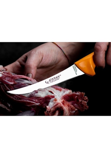 Atasan Gold Serisi Eğri Kemik Sıyırma 15 CM Sarı