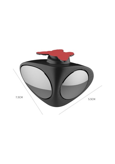 Yunboo 3r-046 Siyah Sağ Tekerlek Aracı Yardımcı Ayna, Kör Noktaları Engelle, Geniş Açı Görüş, Kolay Kurulum, Tüm Araçlar İçin Evrensel