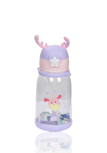 Tohana Geyikli Çocuk Matarası 600 ML Mor