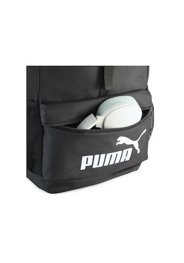 Puma Phase Hooded 091736-01 Unisex Sırt Çantası SİYAH-BEYAZ