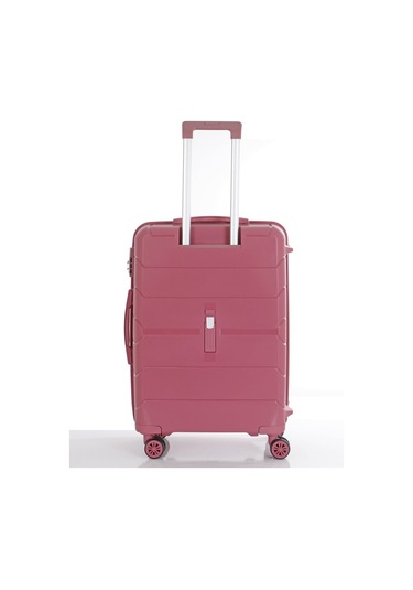 Mçs Polipropilen Valiz V366 65 Cm S20sy100004165 00418 Koyu Pudra