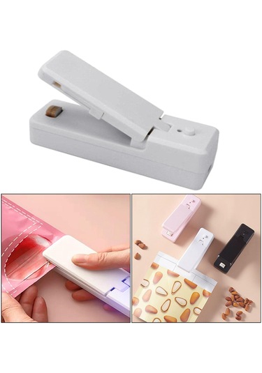 Dolıty Mini Çanta Kapatıcı Usb Şarj Edilebilir Plastik Gri Gri