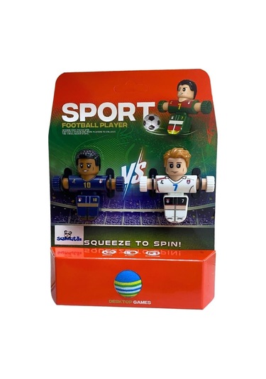Çift Sporcu 10l-7b - Bas-döndür Mini Masaüstü Futbol Oyunu Diğer