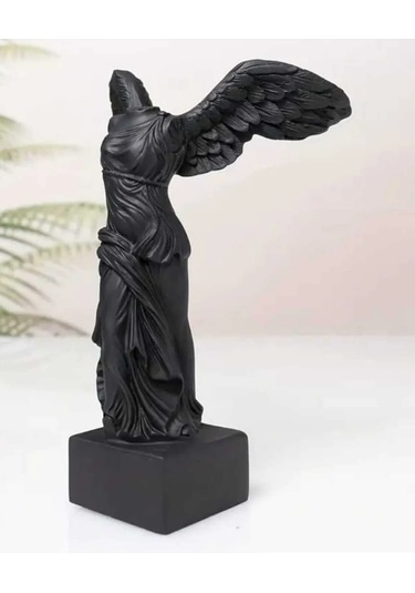 Polyester Başsız Melek Dekoratif Heykel Biblo