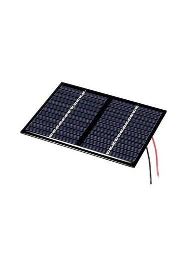 Tongxida 12v 1.5w Polikristal Güneş Paneli, Taşınabilir Şarj Cihazı, 9-12v Pil Şarjı İçin Siyah Damla Kaplama + Kırmızı-siyah