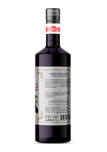 Nish Karadut Aromalı Şurup 700 Ml - Pet Şişe