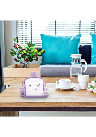 Dolıty Çocuk Su Şişesi Yaz Hediyesi Yetişkinler Menekşe Menekşe