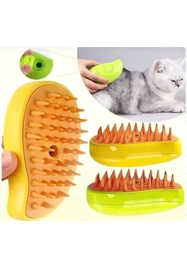 Buğz Şarjlı Soğuk Buharlı Kedi Köpek Fırçası Tarağı