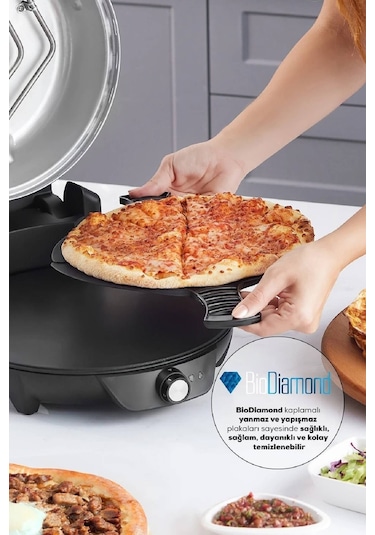Karaca Gastro 10in1 Pizza Makinesi Biodiamond