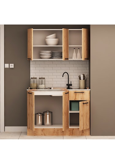 120 CM ŞİLA EVYELİ MİNİ MUTFAK ALT DOLABI