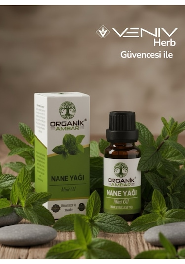 Nane Yağı Uçucu Yağ - 20 Ml -%100 Doğal- Organik Ambar 20 ML