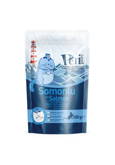 Somonlu Kuru Yetişkin Kedi Maması 500 Gr