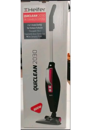 Heifer Quiclean 2030 800 W Dikey Işıklı Elektrikli Süpürge