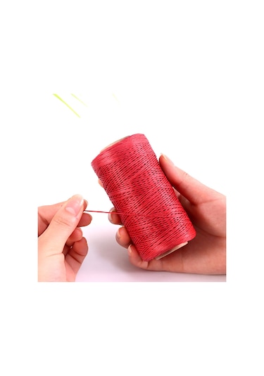 150d Mumlu İplikler Polyester Deri Dikiş İpi Çok Amaçlı Düz Mum Dikiş İpleri Kitap Ciltleme Makrome El Yapımı Dıy Bilezikler İçin Diğer