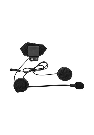 Yifomall Motosiklet Kaskı Bluetooth Kulaklığı: Kablosuz Konuşma, Müzik Kontrolü, Uzun Pil Ömrü İle Tüm Kasklara Uygun Siyah