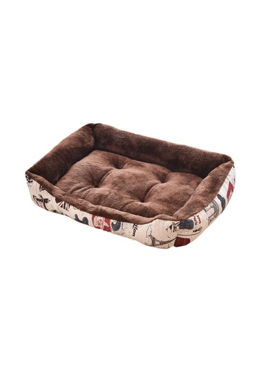 60 45cm Arctic Velvet Kahve Rengi Evcil Hayvan Yatağı Köpek Yatağı Kedi Yatağı, Küçük, Orta Ve Büyük Köpek Yatağı