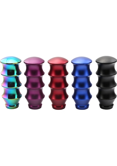 Dianziye Alüminyum Vites Topu - Evrensel Manuel Ve Otomatik Vites Uyumlu 8mm,10mm,12mm - Mor Renk - Konforlu Tutuş - Direk Montez Mor