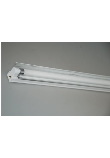 T5 Bant Armatür 1X21W Reflektörlü Elektronik Balastlı Günışığı Antrasit