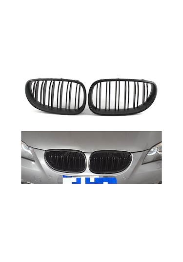 BMW E60 5 Serisi Ön Panjur Böbrek Çift Izgara 2004 - 2010
