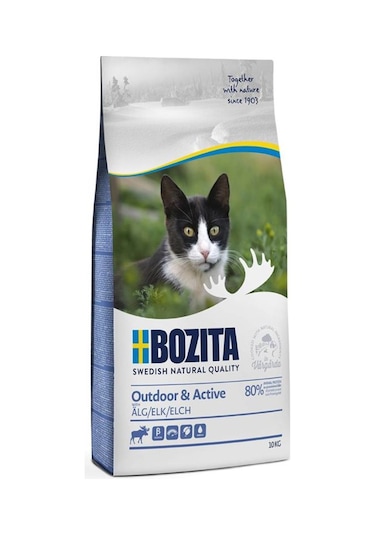 Bozita Outdoor Active Geyik Etli Yetişkin Kedi Maması 2 KG