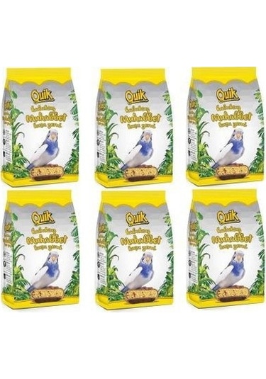Quik Special Kabuksuz Kuş Yemi 400 Gr 6 Adet
